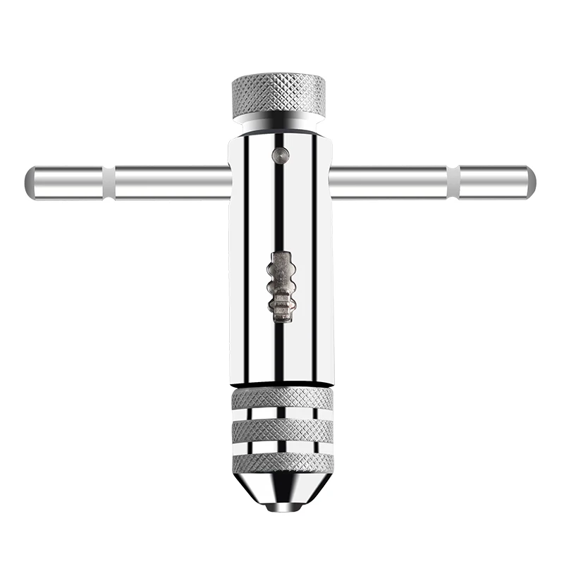 Customized M3-M8 T-shaped Adjustable Ratchet Tap Wrench Manual Tapping Screw Taps