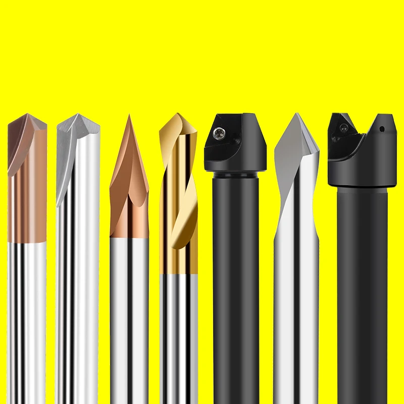 Tungsten Steel Chamfering Knife Chamfer Tool High Speed Steel with Cobalt Plated Titanium Chamfering Knife CNC Cutting Tool