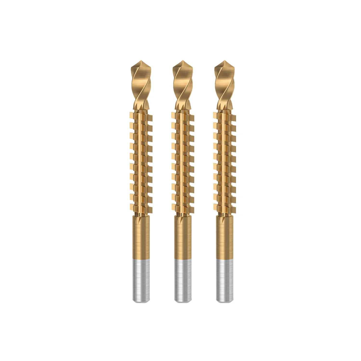 Carbide Serrated HSS Titanium-plated Slot Drill, Grooving Serrated Drill Bit for Granite Marble Tile Porcelain Ceramic