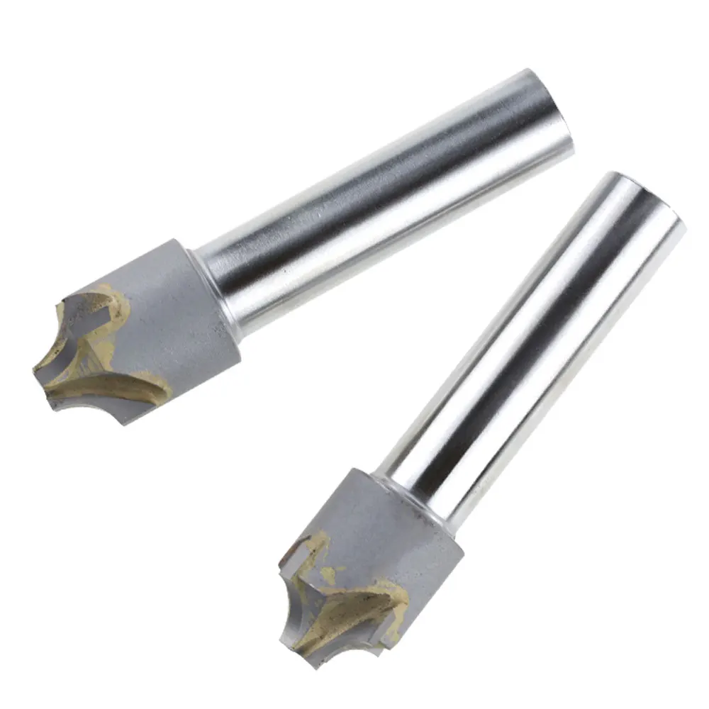 Straight Shank Inlaid with Carbide Tungsten Steel Chamfered Inner R Arc Milling Cutter End Mills Customized R2 R4 R5 R6 R15 R20