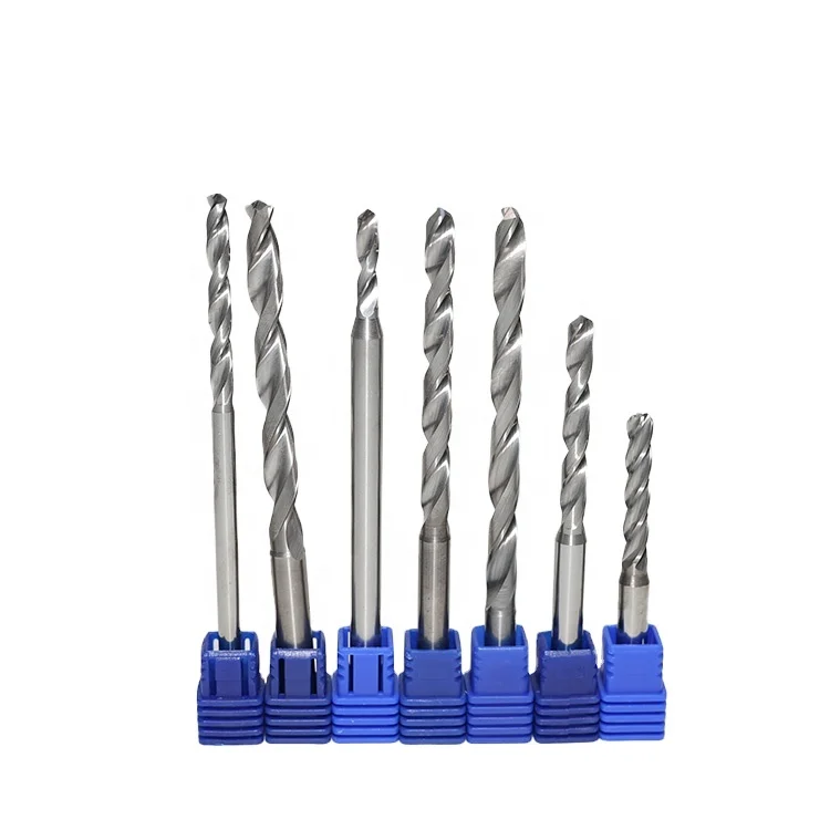 Factory Customized HRC55 Drill Bit 2 Flutes Tungsten Milling Cutters Twist for Steel